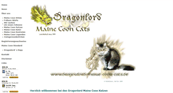 Desktop Screenshot of dragonlord-maine-coon-cats.de